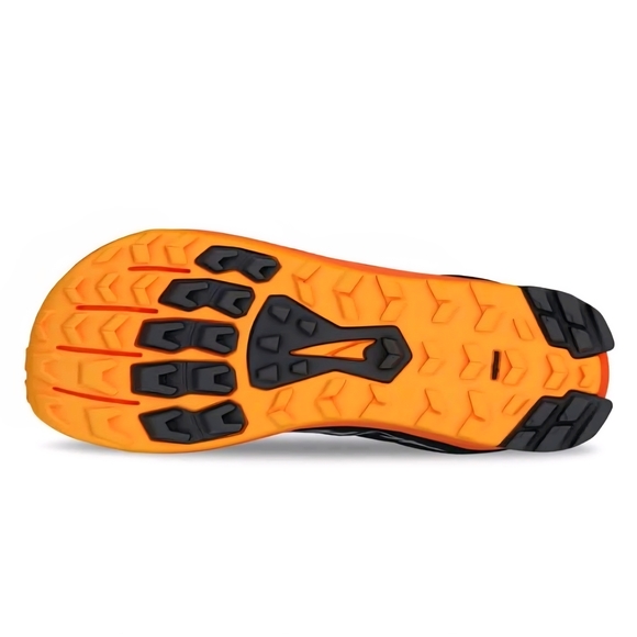 Altra Men's Lone Peak 9 Zero‑Drop Trail Running Shoes -Black/Red - Picture 4 of 7